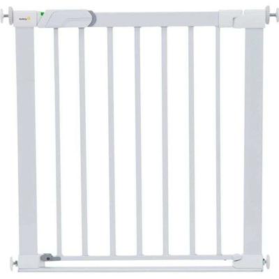 VEILIGHEID 1ST Flat Step Barrier metalen veiligheidsbarrière voor kinderen - Wit