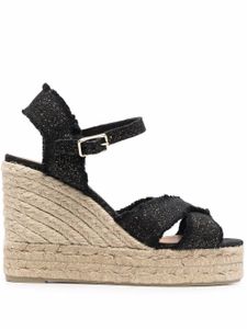 Castañer espadrilles compensées Bromelia - Noir