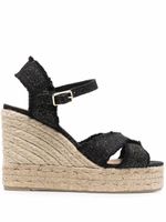 Castañer espadrilles compensées Bromelia - Noir