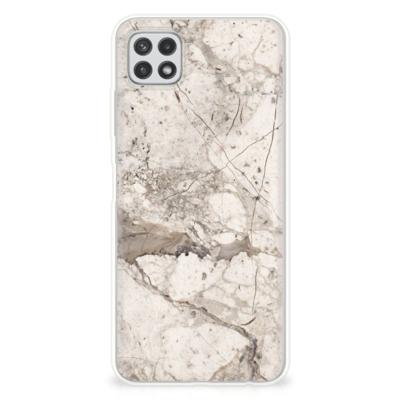 Samsung Galaxy A22 5G | TPU | Siliconen hoesje | Marmer Beige