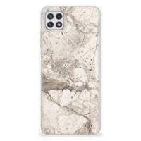 Samsung Galaxy A22 5G | TPU | Siliconen hoesje | Marmer Beige