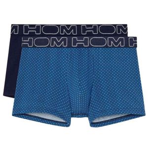 Hom boxershort Dustin 2-pack blauw-print