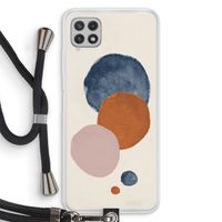 Geo #4: Samsung Galaxy A22 4G Transparant Hoesje met koord
