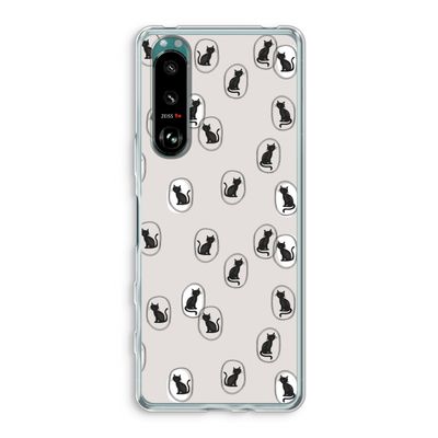 Miauw: Sony Xperia 5 III Transparant Hoesje