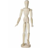 Houten anatomie tekenpop/ledenpop man 30 cm   -