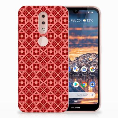 Nokia 4.2 | TPU bumper | Batik Rood