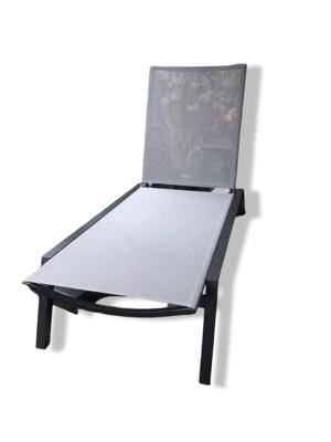 Adkins sunlounger black - Driesprong collection