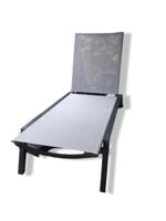 Adkins sunlounger black - Driesprong collection