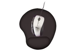 Trust BigFoot Mouse Pad Desktop accessoire Zwart