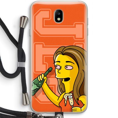 Jamie Lee Simpson: Samsung Galaxy J7 (2017) Transparant Hoesje met koord