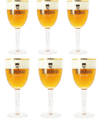 Maredsous Bierglas 250 ml - 6 Stuks Maredsous Bierglas 250 ml - 6 Stuks
