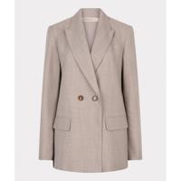 Esqualo - Beige | Dames | Blazer | Beige | 40 | regular | Kamst mode