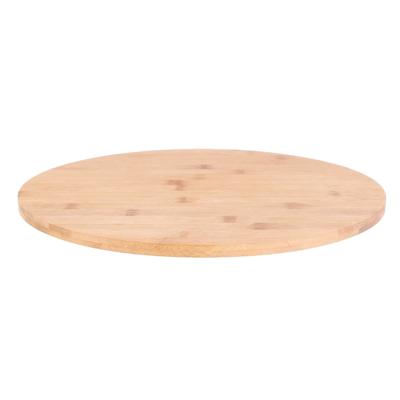 Cook Concept draaibaar serveer plateau - dienblad - bamboe hout - D35 cm - lichtbruin - rond