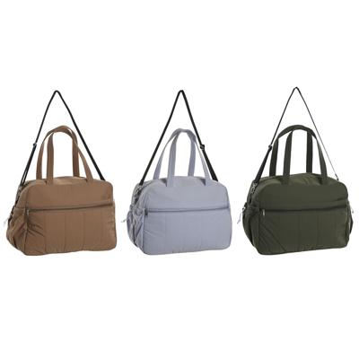 Dames handtas Home ESPRIT Groen Beige Lila 42 x 19 x 30 cm (3 Stuks)