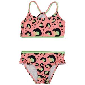 Quapi Meisjes bikini - Sarah - AOP poppy roze animal