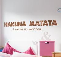 Hakuna Matata Muursticker