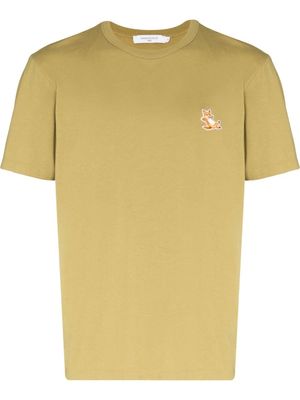 Maison Kitsuné t-shirt à patch Chillax Fox - Vert