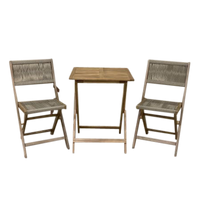 Melon balkonset opklapbaar taupe Eurofleur Aanbieding - Eurofleur aanbieding