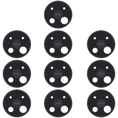 10 PCS Camera Lens Cover voor Nokia C5 Endi (Zwart)