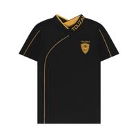 Touzani zomer voetbal shirt jongens - zwart - Kohaku