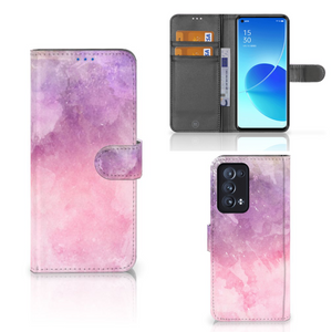 Hoesje OPPO Reno 6 Pro Plus 5G Pink Purple Paint