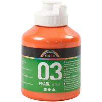 A-color Acrylverf metallic, metallic, oranje, 500 ml/ 1 fles