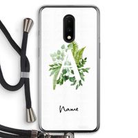 Green Brush: OnePlus 7 Transparant Hoesje met koord