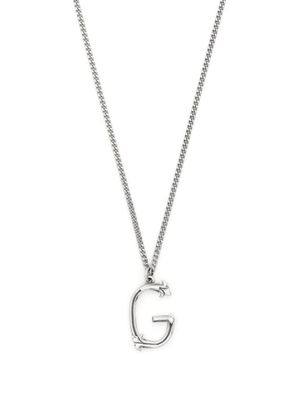 Emanuele Bicocchi collier à pendentif Alphabet - Argent