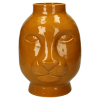 Wants&Needs Accessoires Vaas Leopard Geel 24.1 X 17 X 17.2 - thumbnail