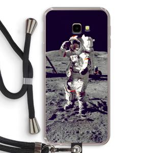 Spaceman: Samsung Galaxy J4 Plus Transparant Hoesje met koord