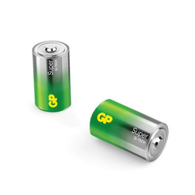 GP Super Alkaline D Mono batterij grote staaf, blister 2