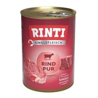 RINTI Singlefleisch Pur Beef - natvoer voor honden - 400g