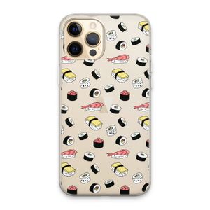 Sushi time: iPhone 13 Pro Max Transparant Hoesje