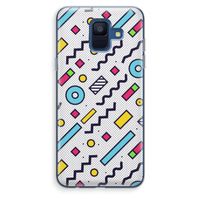 8-bit N°8: Samsung Galaxy A6 (2018) Transparant Hoesje