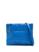 Gloria Coelho sac à bandoulière matelassé en cuir - Bleu