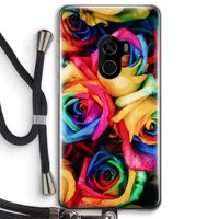 Neon bloemen: Xiaomi Mi Mix 2 Transparant Hoesje met koord