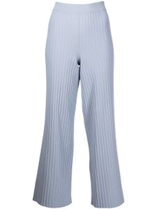 Proenza Schouler White Label pantalon léger en maille nervurée - Bleu