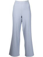 Proenza Schouler White Label pantalon léger en maille nervurée - Bleu