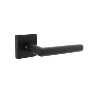 Intersteel AchhterdeurbeslagJura massief vierkant RVS rozet zwart - 0023.405720