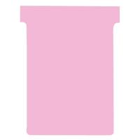 Nobo T-planbordkaarten index 3, ft 120 x 92 mm, roze