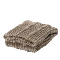 Woondeken polyester grijs 170x130cm Woondeken polyester grijs 170x130cm
