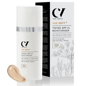 Green People Age defy+ tinted DD moisturiser light SPF15