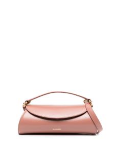 Jil Sander petit sac porté épaule Cannolo - Rose