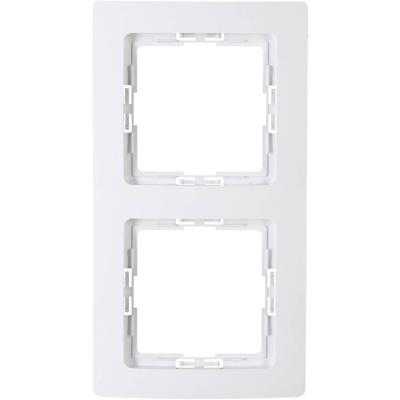 Kopp 308502004 Afdekking Frame 2-voudig HK05 Arctisch-wit 1 stuk(s)