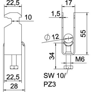 OBO Bettermann 1186003 Beugelklem 1 stuk(s)