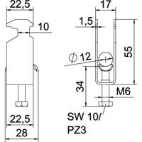 OBO Bettermann 1186003 Beugelklem 1 stuk(s)