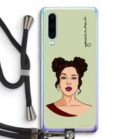 Pop-Art Creator: Huawei P30 Transparant Hoesje met koord
