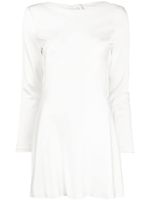 Cynthia Rowley robe courte à manches longues - Blanc - thumbnail