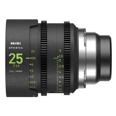 NiSi 25mm T1.9 (PL-mount) ATHENA PRIME full frame cinema lens
