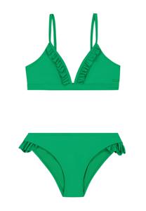 Shiwi Meisjes bikini triangel - Blake - Tropic groen